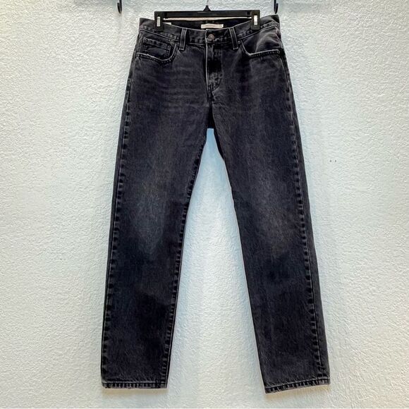 Levi's Premium Middy Straight Jeans in No Service Black size 29 - Picture 2 of 16